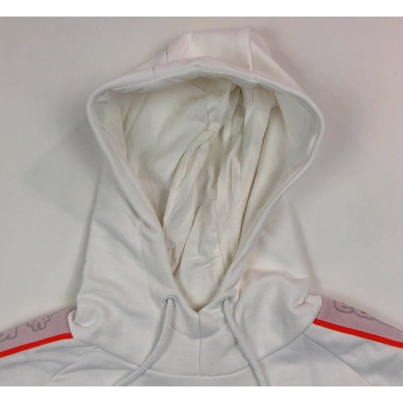 Kappa Logo Tape Apet 2 Mens XL White Regular Fit Pullover Hoodie Sweatshirt - Picture 3 of 12